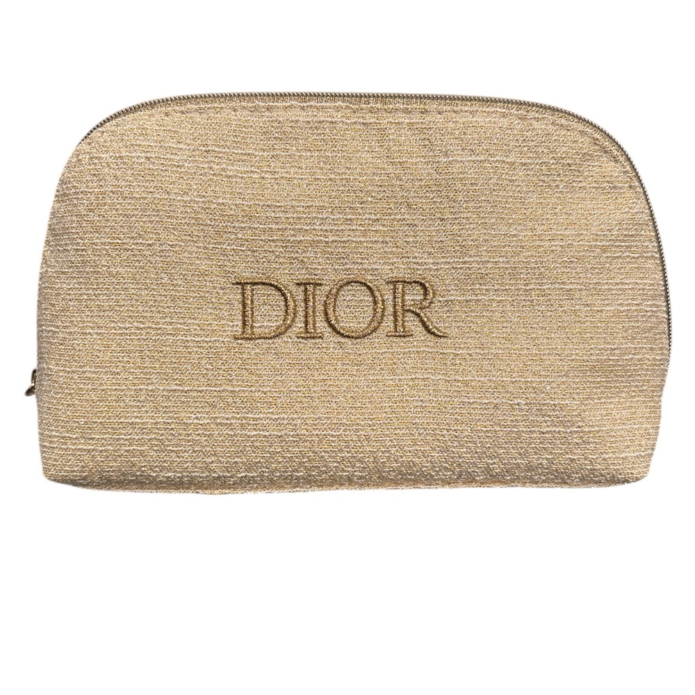 Dior Beauty Gold Women's makeup bag